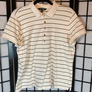 LAUREN RALPH LAUREN Knit Striped Shirt